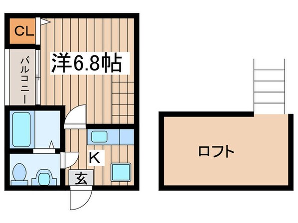 エスポワ－ル桜本町の物件間取画像